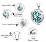 Customizable Stainless Steel Locket and Chain Necklace