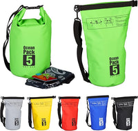 Ocean Pack Waterproof Dry Bag- 5L Green