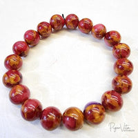 Cherry Creek Jasper, 19 (10mm) Beads Bracelet