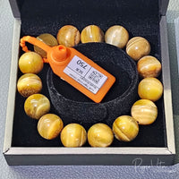 Golden Tiger's Eye 14mm Beads Bracelet