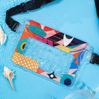 Waterproof Sling Bag Circles Theme